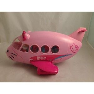 Hello Kitty Jumbo Pink Airplane with People 2014